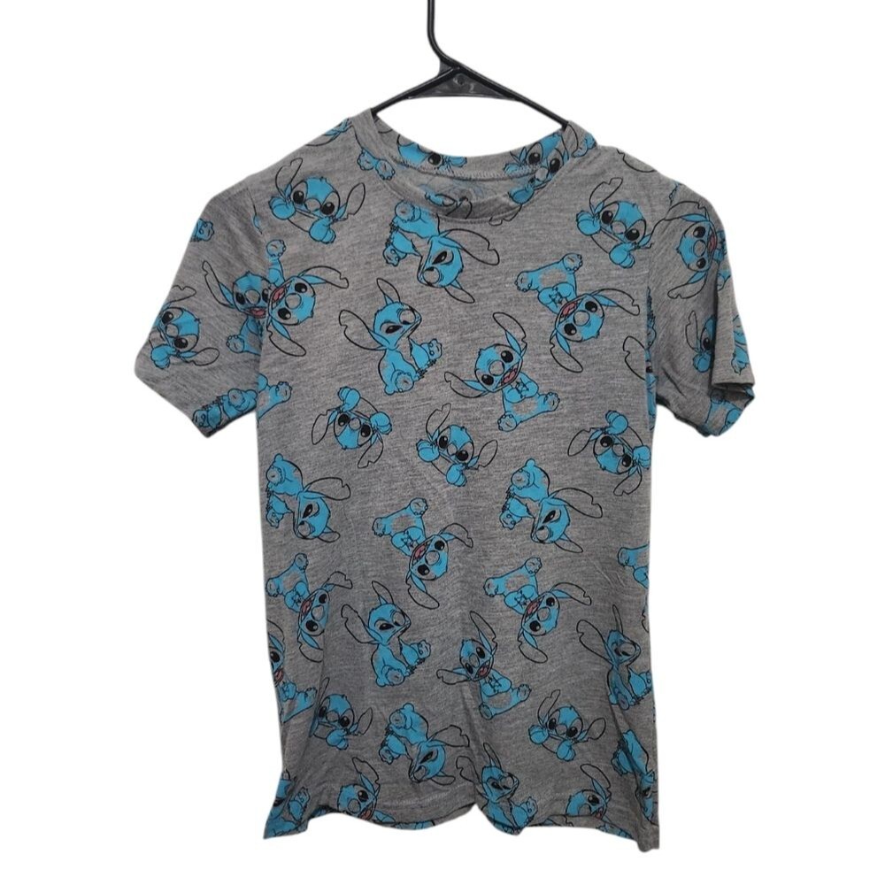 Disney Stitch All Over Print T-Shirt S - Picture 1 of 3
